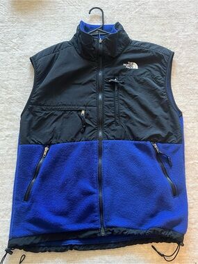 The North Face Black and Blue Men’s Fleece Vest